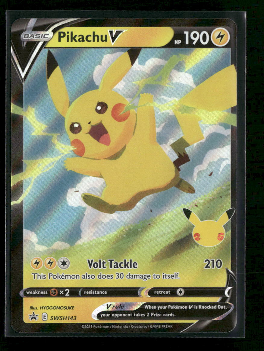 SWSH: Sword & Shield Promo Cards Pikachu V #SWSH143