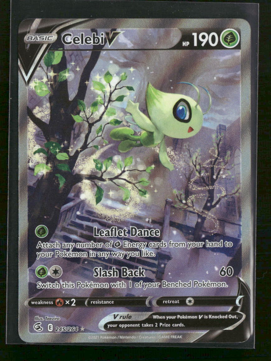 SWSH08: Fusion Strike Celebi V (Alternate Full Art) #245/264