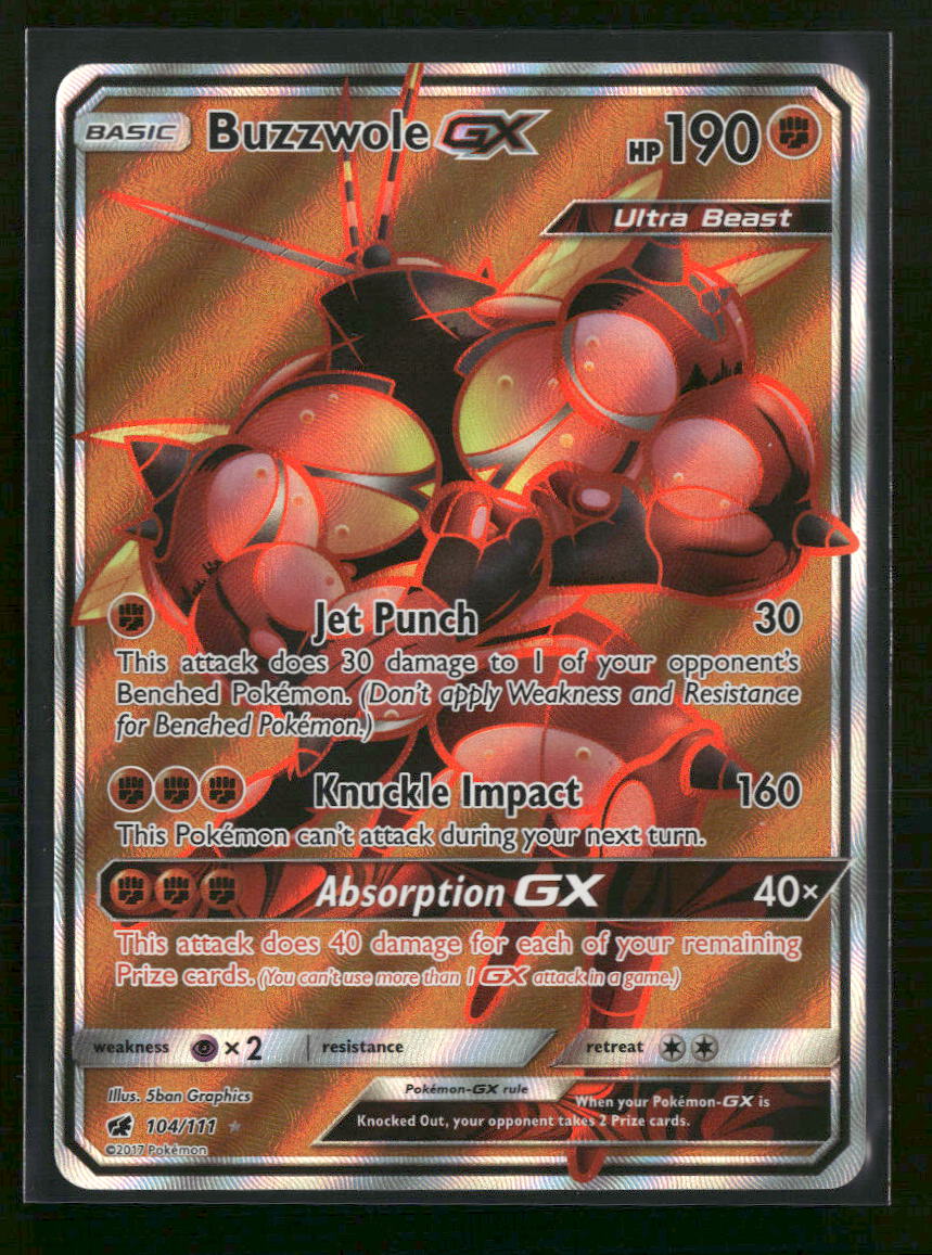 SM - Crimson Invasion Buzzwole GX (Full Art) #104/111