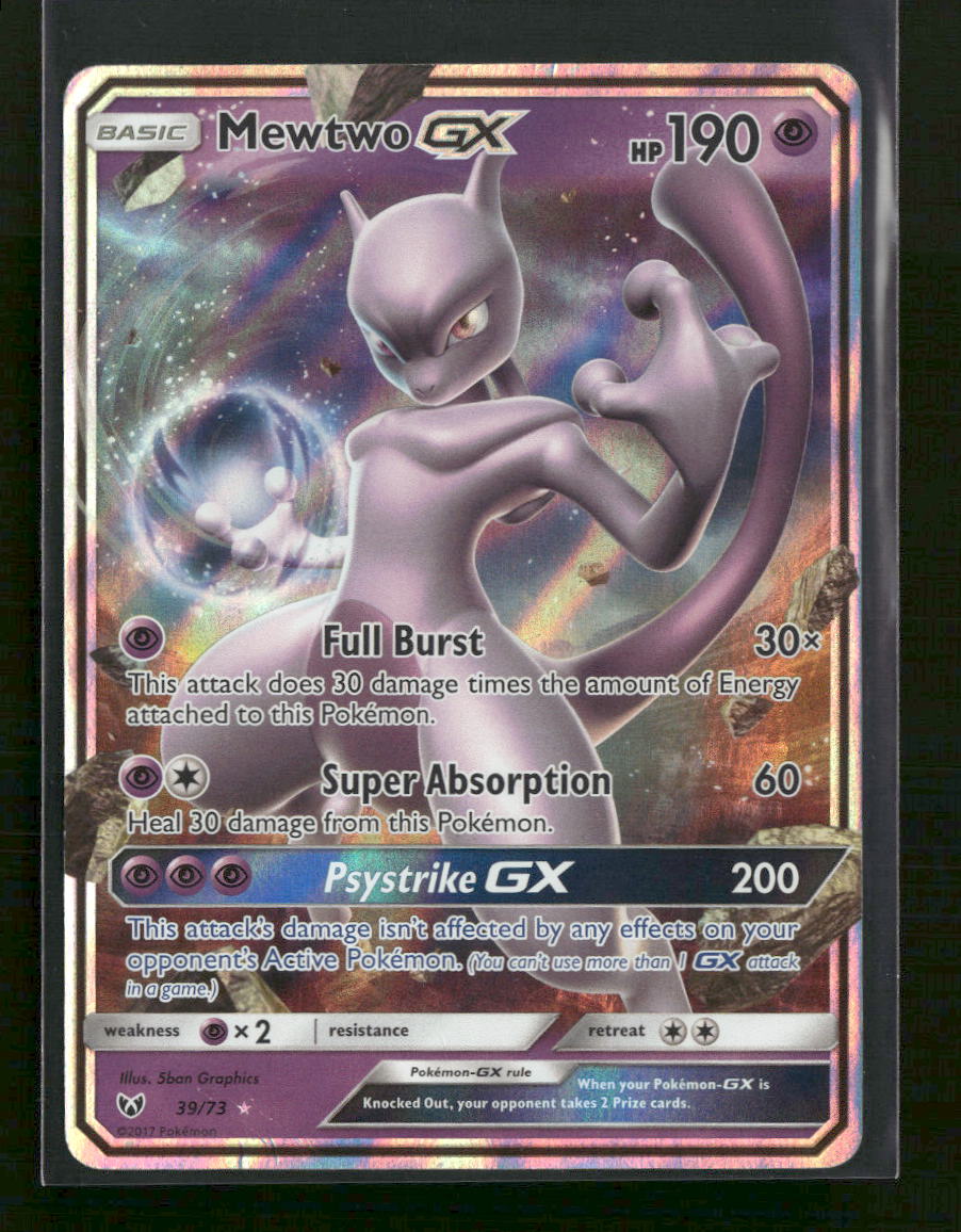 Shining Legends Mewtwo GX #39/73
