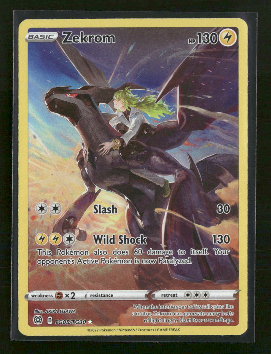 SWSH09: Brilliant Stars Trainer Gallery Zekrom #TG05/TG30
