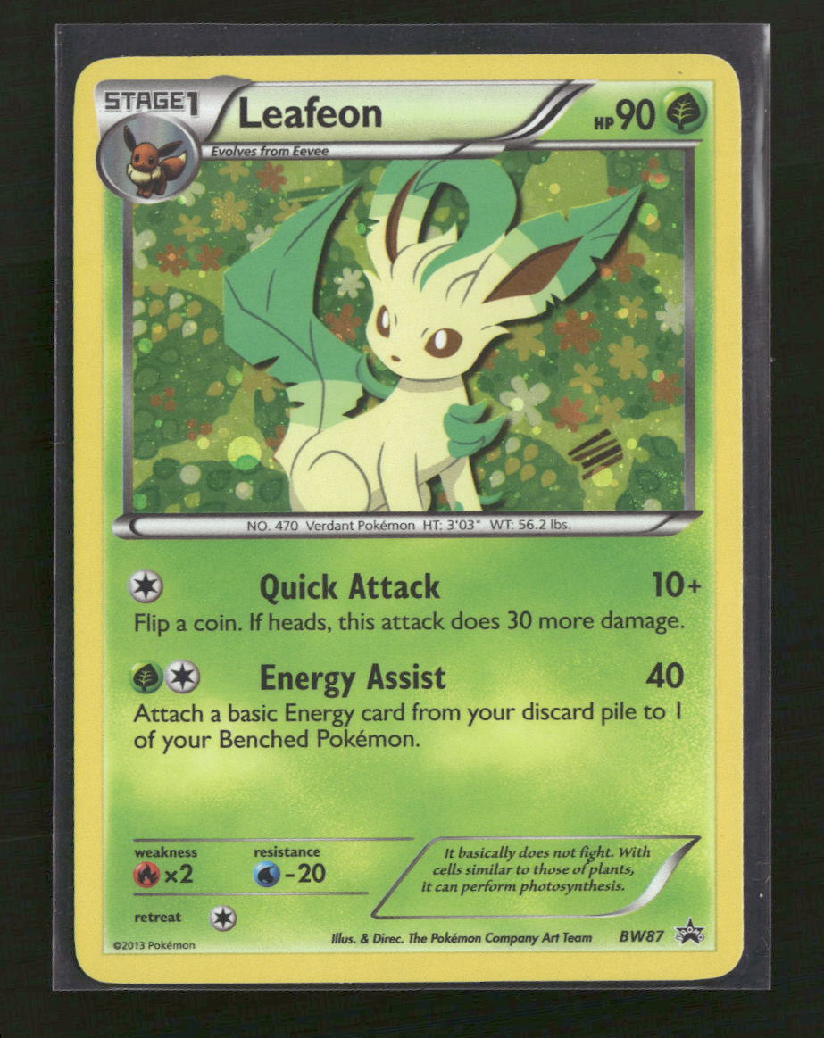 Black and White Promos Leafeon #BW87