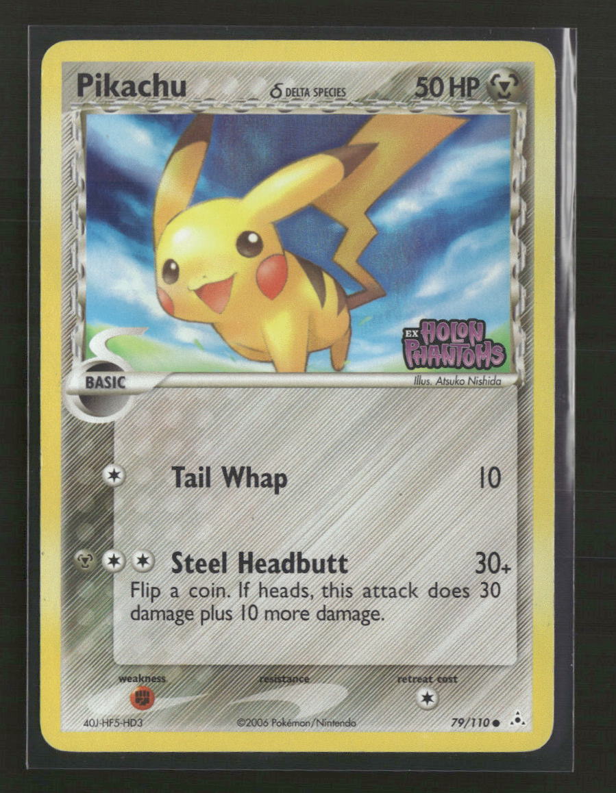 Holon Phantoms Pikachu (Delta Species) Reverse Holo #79/110