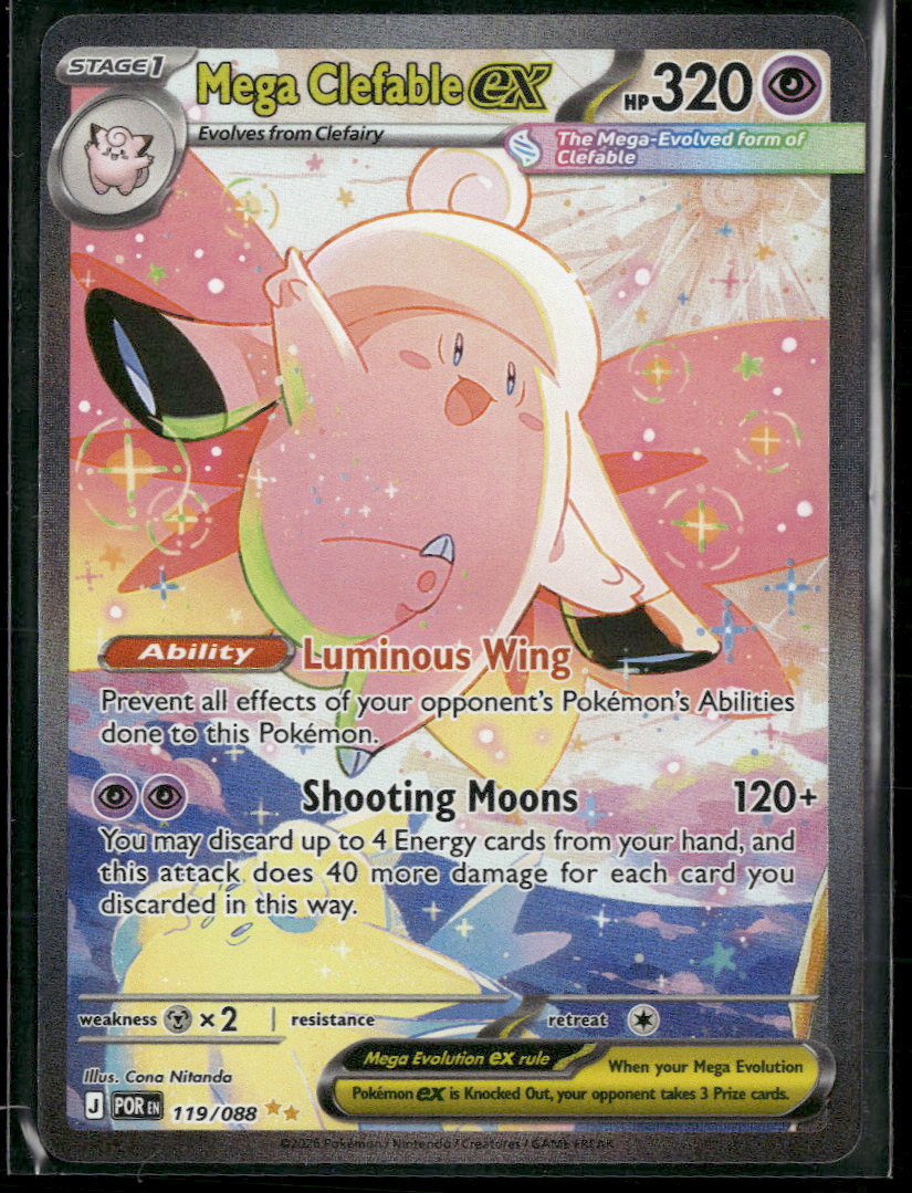 ME03: Perfect Order Mega Clefable ex #119/088