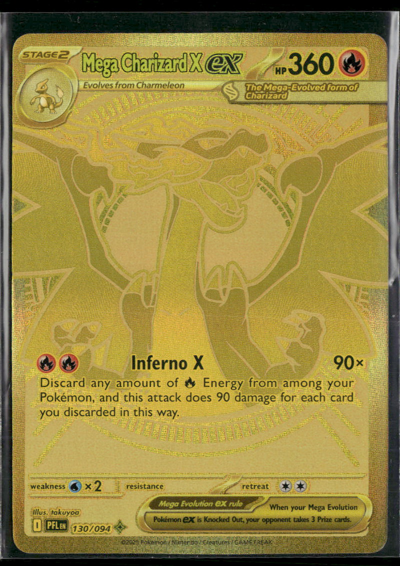 ME02: Phantasmal Flames Mega Charizard X ex #130/094