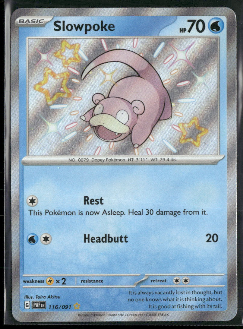 SV: Paldean Fates Slowpoke #116/091