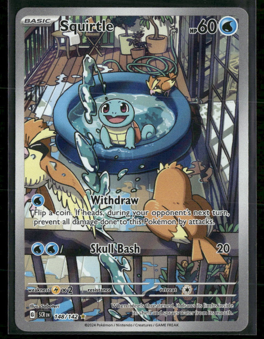 SV07: Stellar Crown Squirtle #148/142