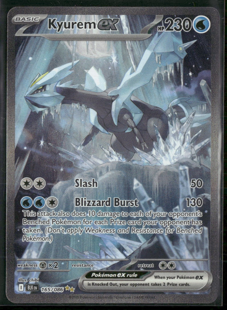 SV: Black Bolt Kyurem ex #165/086