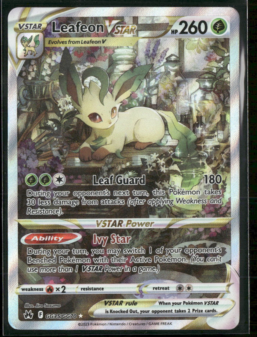 SWSH: Crown Zenith: Galarian Gallery Leafeon VSTAR #GG35/GG70