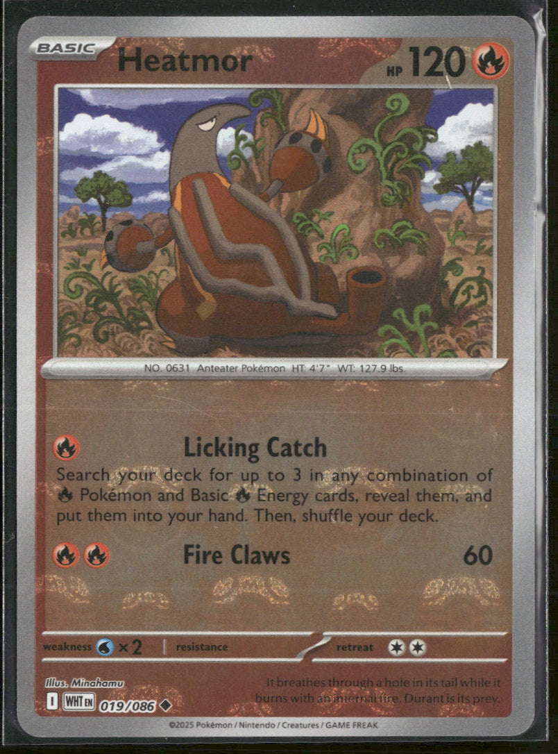 SV: White Flare Heatmor (Master Ball Pattern) #019/086