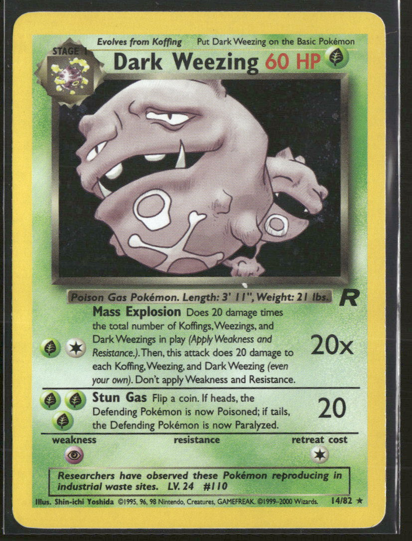 Team Rocket Dark Weezing (14) #14/82