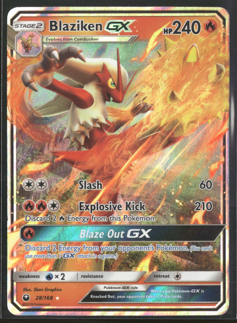 SM - Celestial Storm Blaziken GX #28/168
