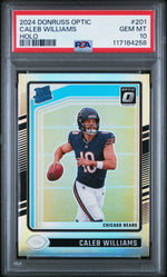 2024 Panini Donruss Optic Holo Caleb Williams 10 PSA #201