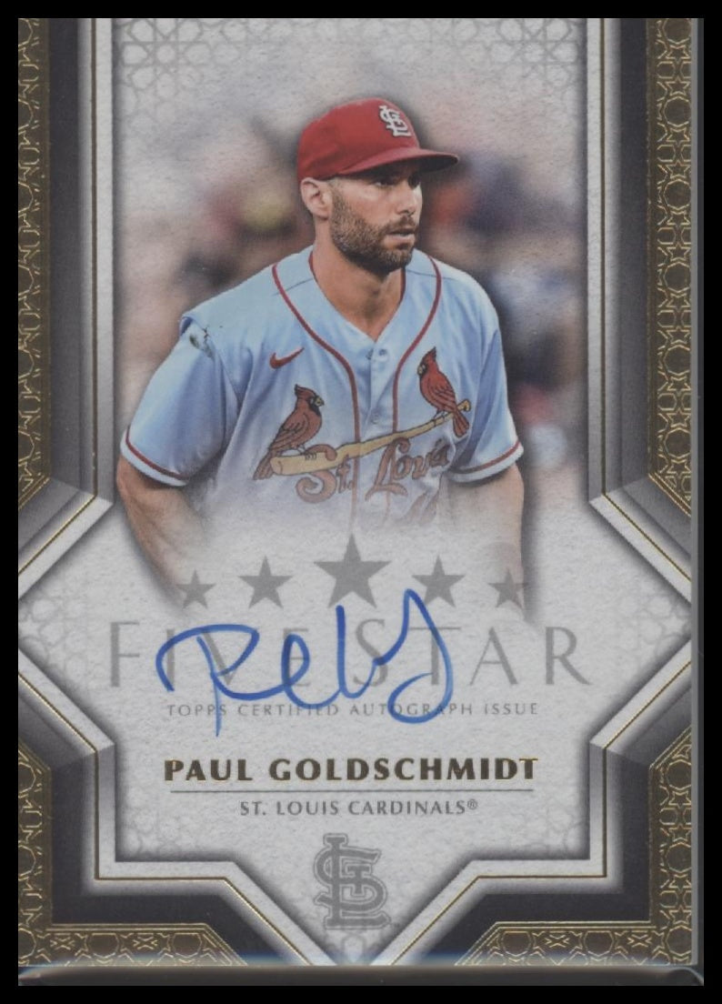 2023 Topps Five Star Autographs Paul Goldschmidt Auto #FSA-PGO