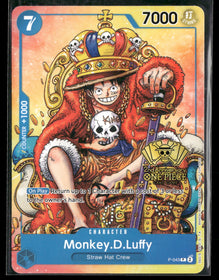 One Piece Promotion Cards Monkey.D.Luffy (2nd Anniversary Stamped Promo) #P-043