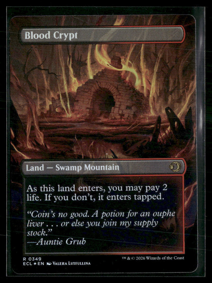 Lorwyn Eclipsed Blood Crypt (Borderless) #349