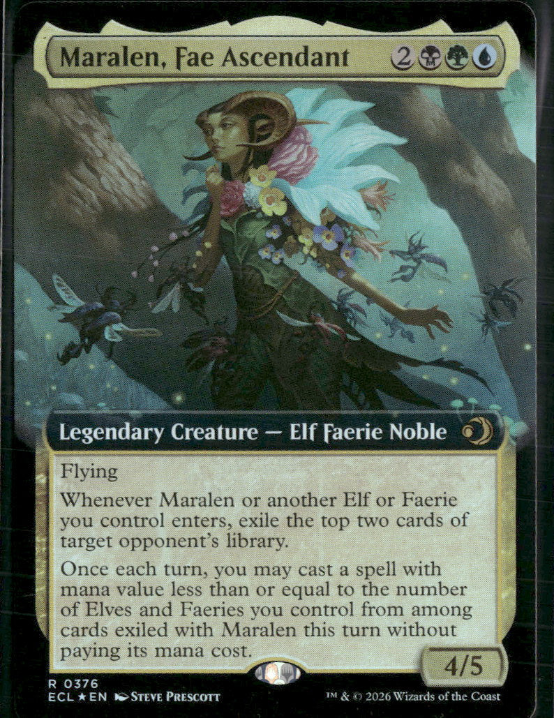Lorwyn Eclipsed Maralen, Fae Ascendant (Extended Art) #376