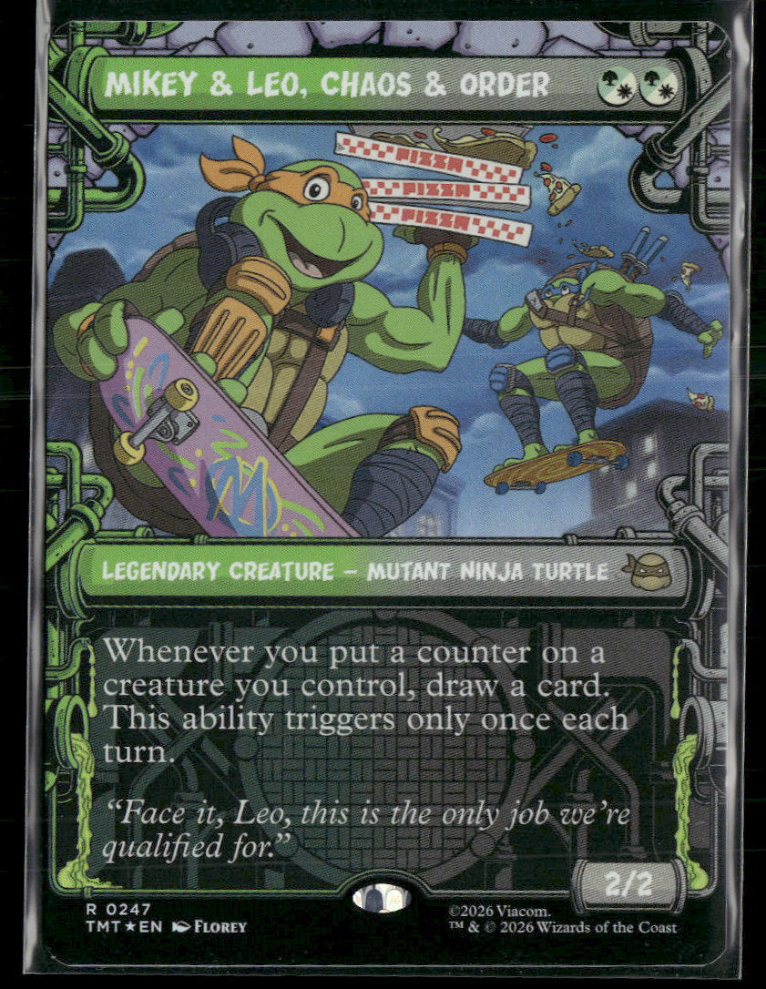 Teenage Mutant Ninja Turtles Mikey & Leo, Chaos & Order (Showcase) #247