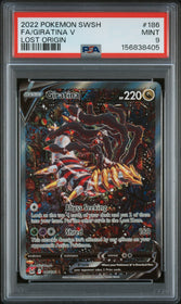 2022 Pokemon Sword & Shield Lost Origin Lost Origin Fa/Giratina V 9 PSA #186