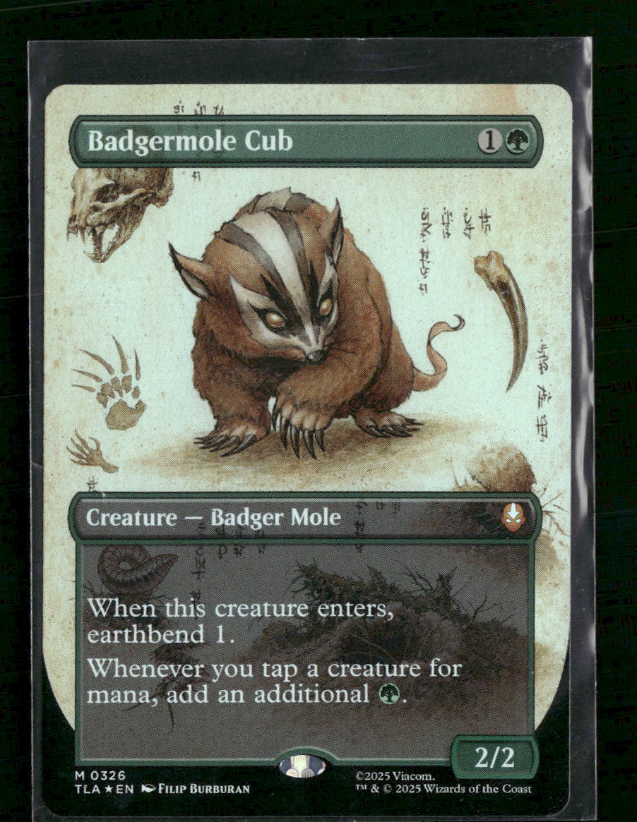 Avatar: The Last Airbender Badgermole Cub (Borderless) #326
