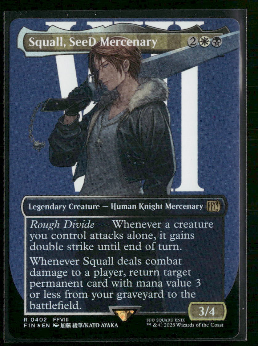 FINAL FANTASY Squall, SeeD Mercenary (Borderless) #402