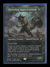 Commander: Bloomburrow Chatterfang, Squirrel General (Borderless) #82