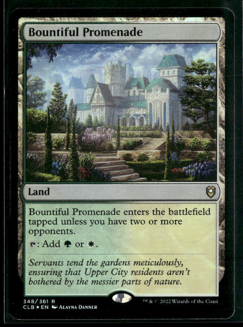 Commander Legends: Battle for Baldur's Gate Bountiful Promenade #348