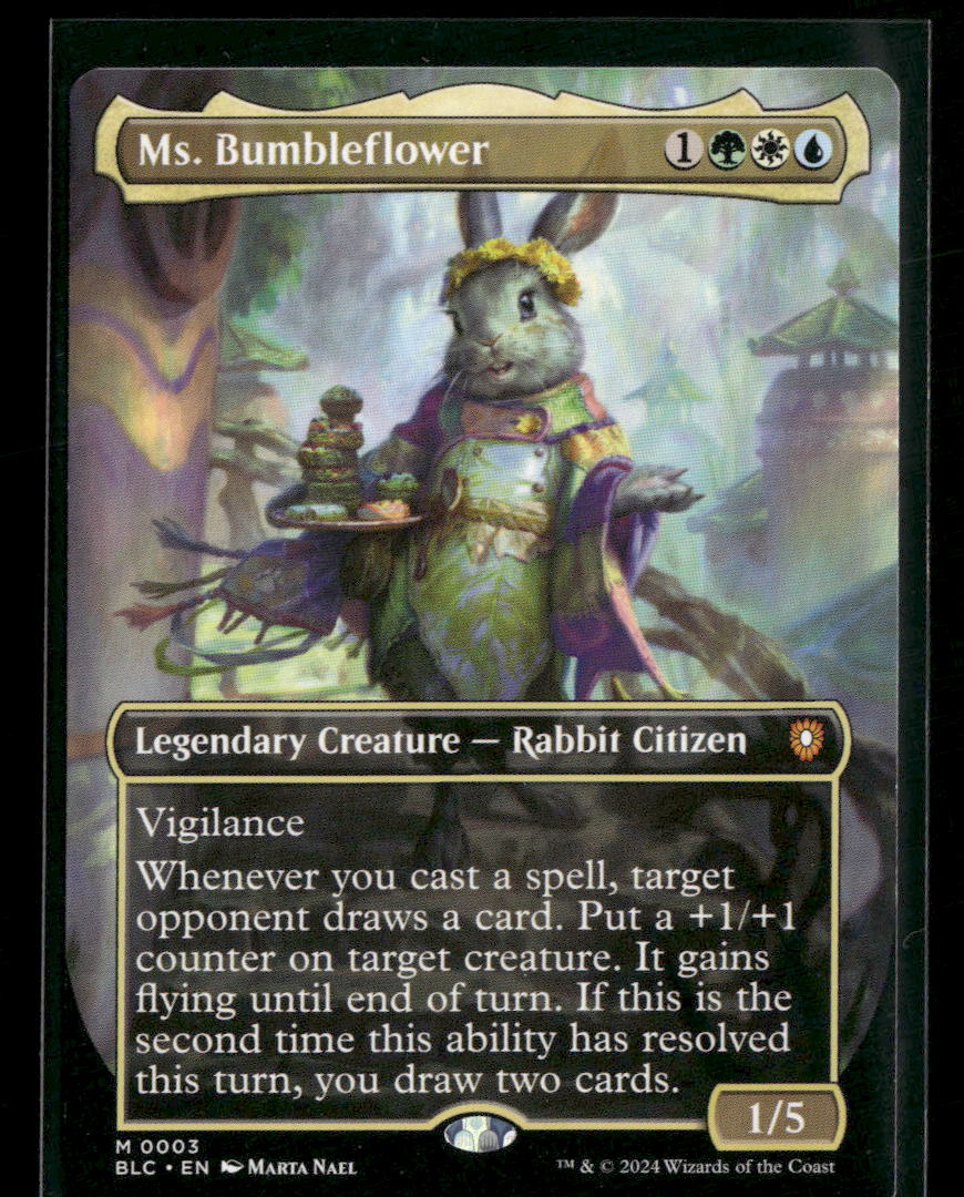 Commander: Bloomburrow Ms. Bumbleflower (Borderless) #3