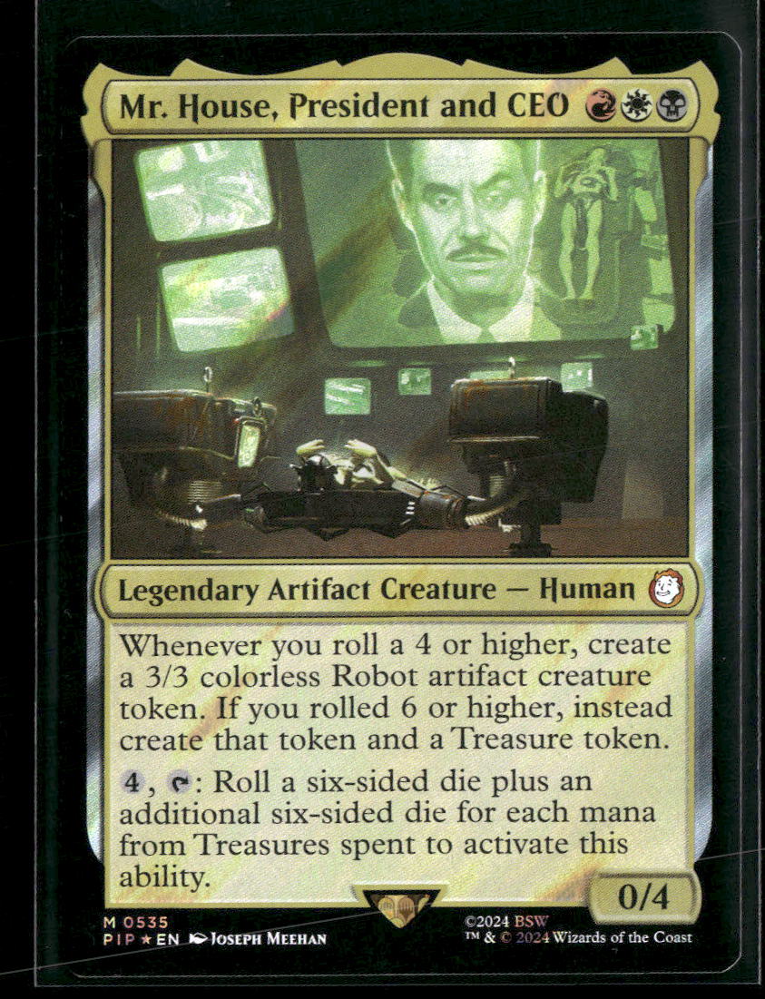 Universes Beyond: Fallout Mr. House, President and CEO (Surge Foil) #535