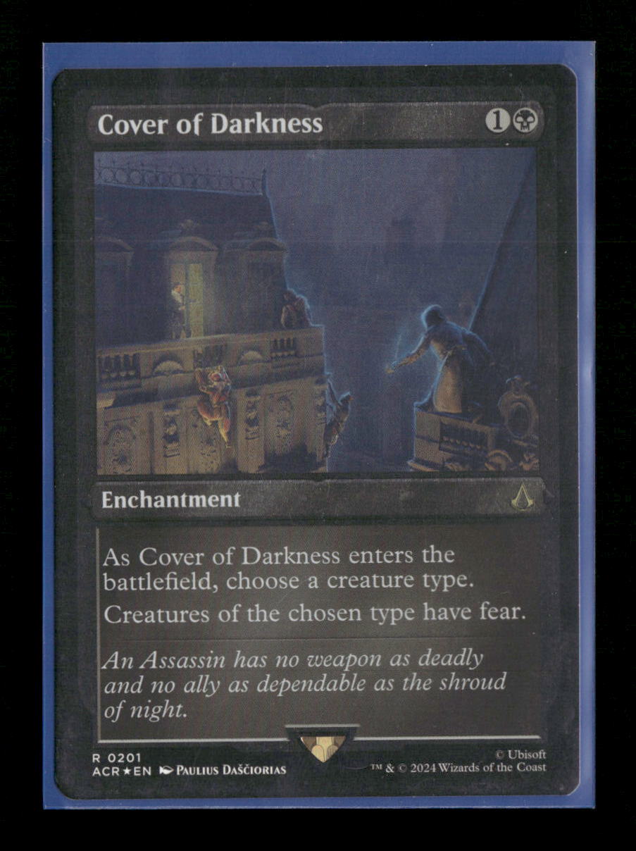 Universes Beyond: Assassin's Creed Cover of Darkness (Foil Etched) #201