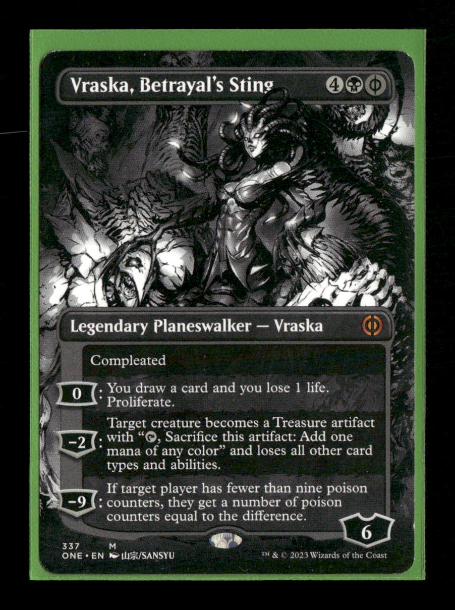 Phyrexia: All Will Be One Vraska, Betrayal's Sting (Borderless) #337