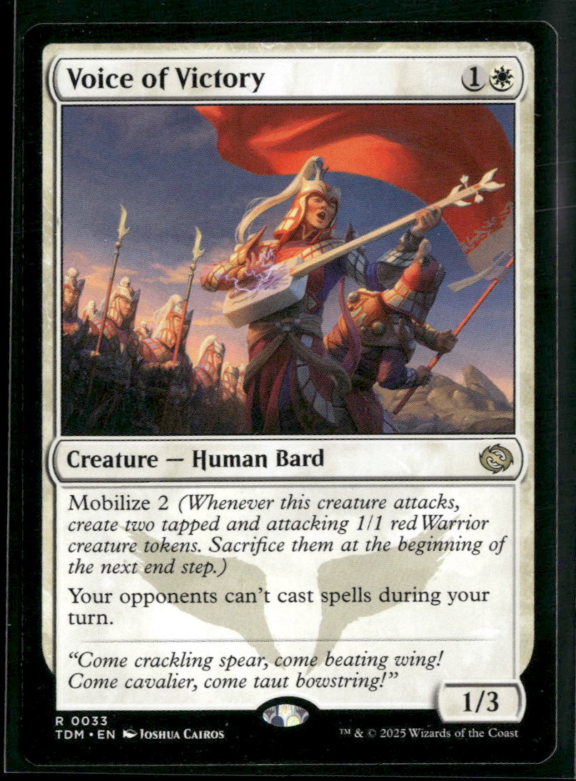 Tarkir: Dragonstorm Voice of Victory #33