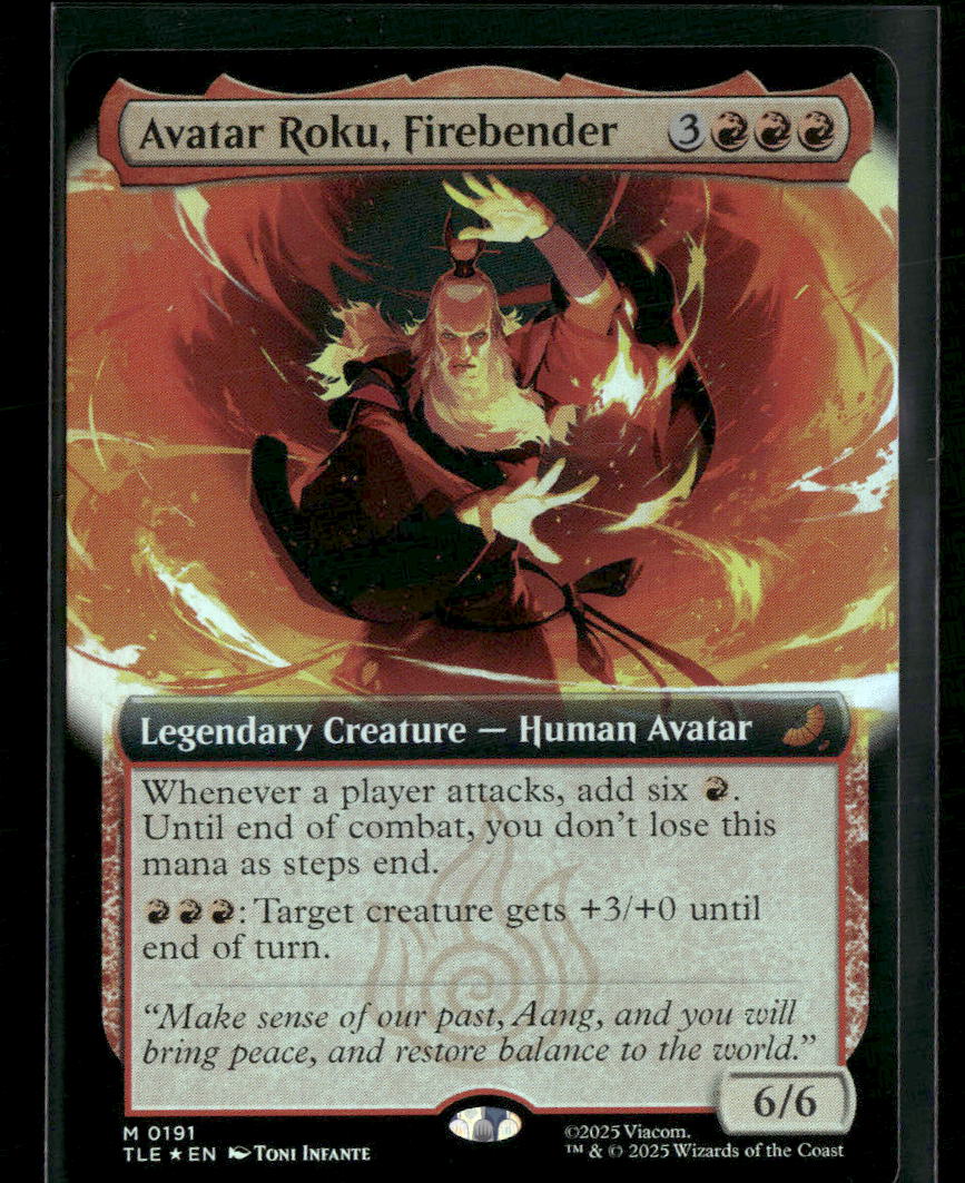 The Last Airbender: Eternal-Legal Avatar Roku, Firebender (Extended Art) #191