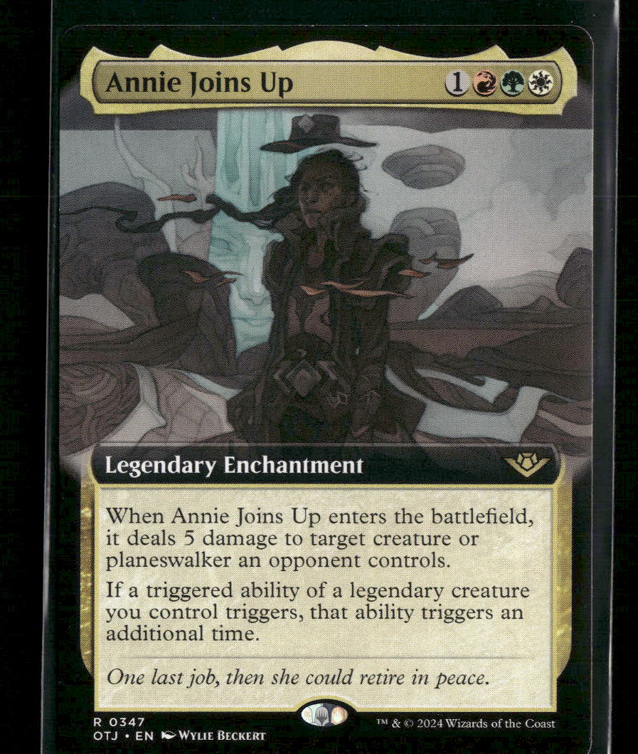 Outlaws of Thunder Junction Annie Joins Up (Extended Art) #347