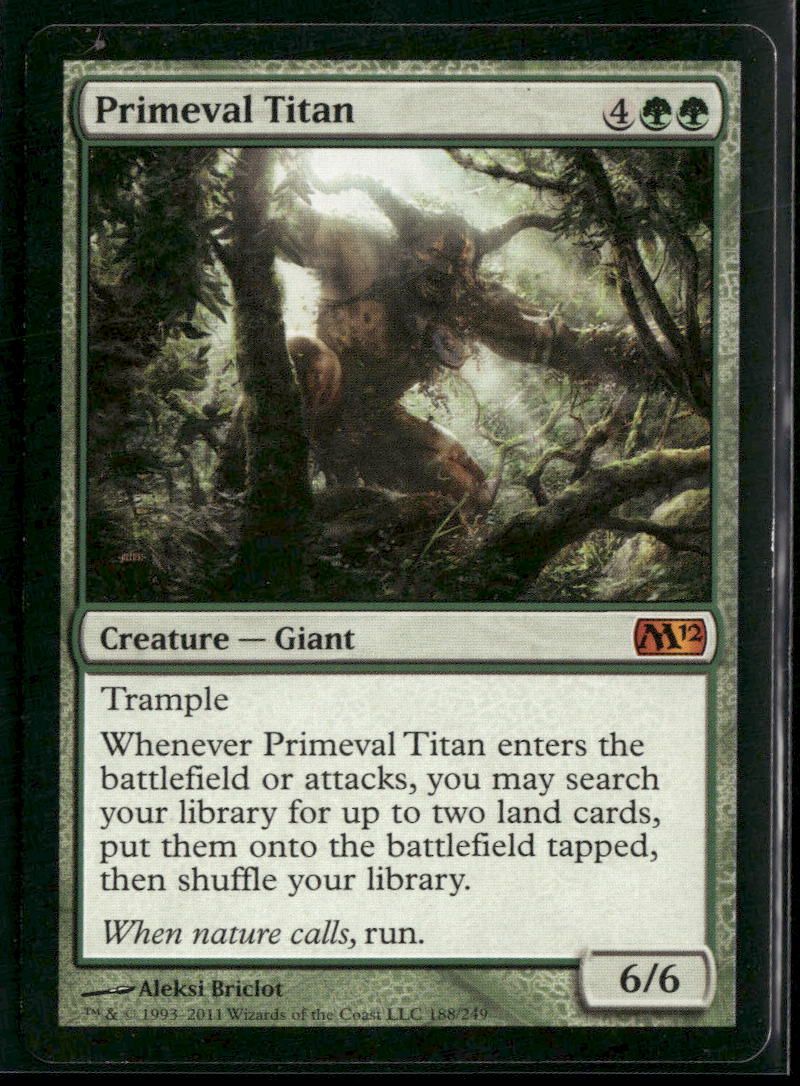 Magic 2012 (M12) Primeval Titan #188