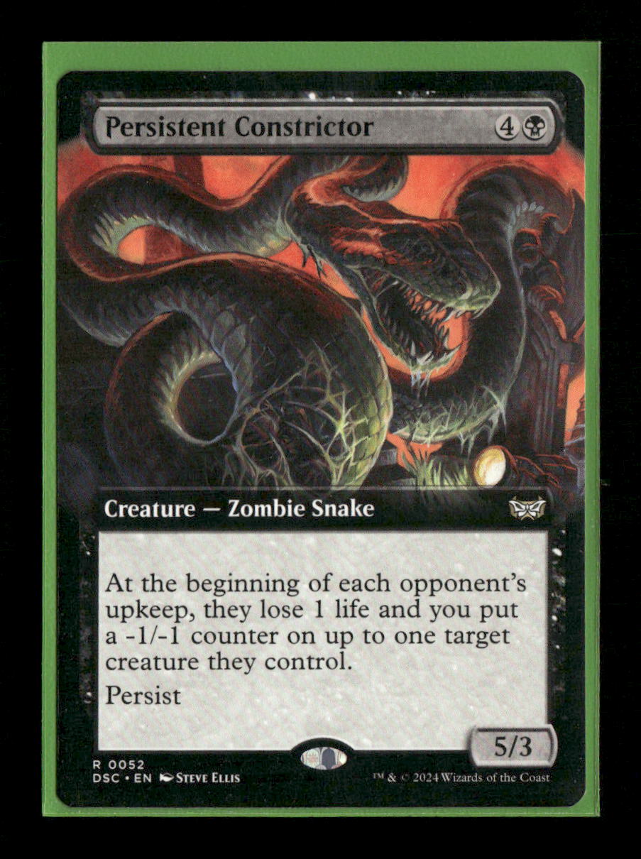 Commander: Duskmourn: House of Horror Persistent Constrictor (Extended Art) #52