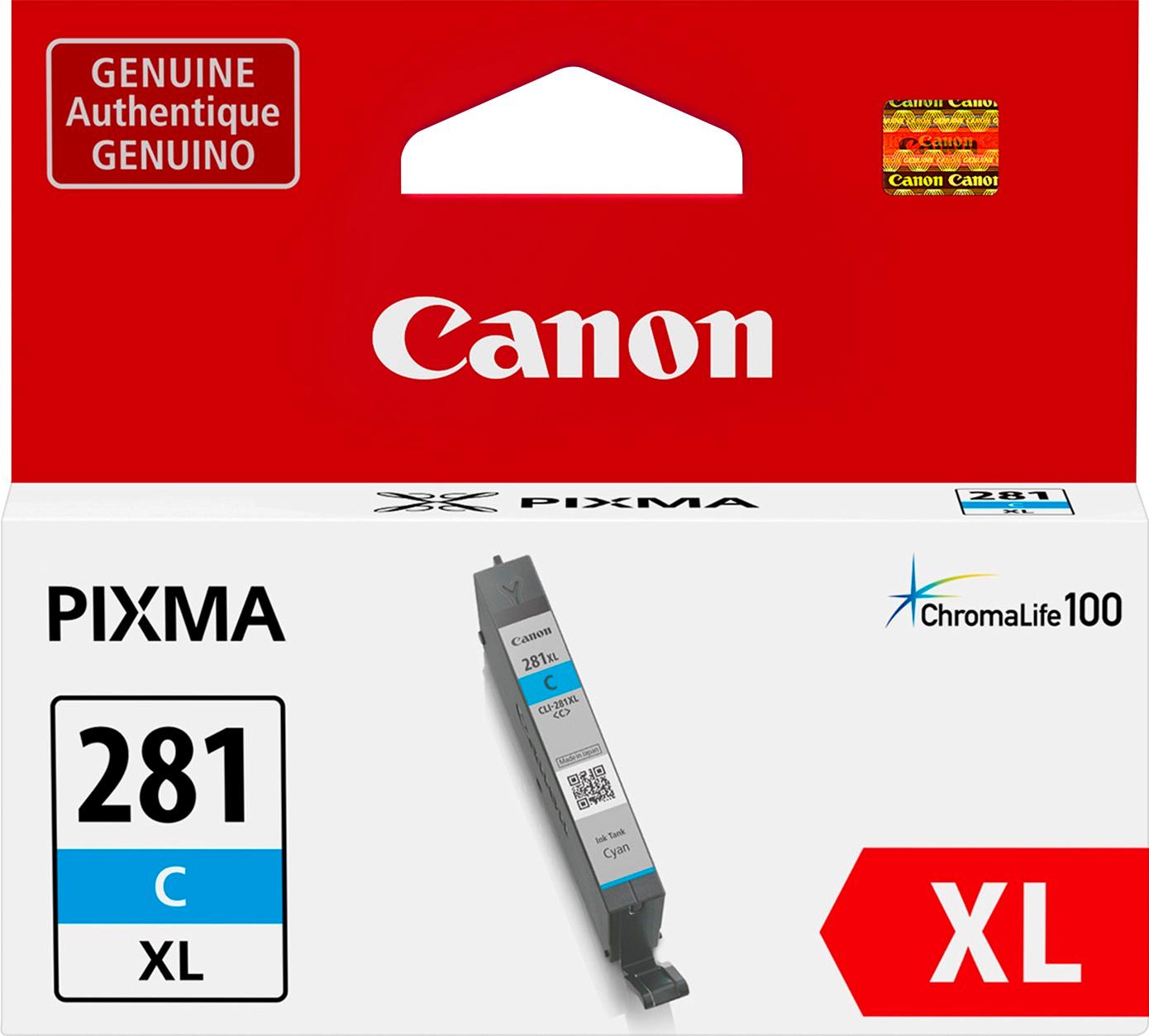New, Pre-Owned - Canon CLI-281XL High Yield Cyan Ink Cartridge