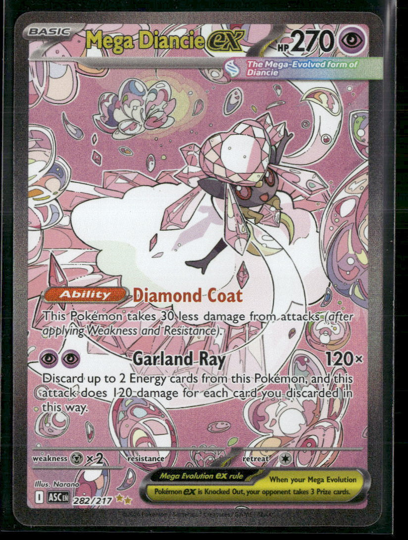 ME: Ascended Heroes Mega Diancie ex #282/217