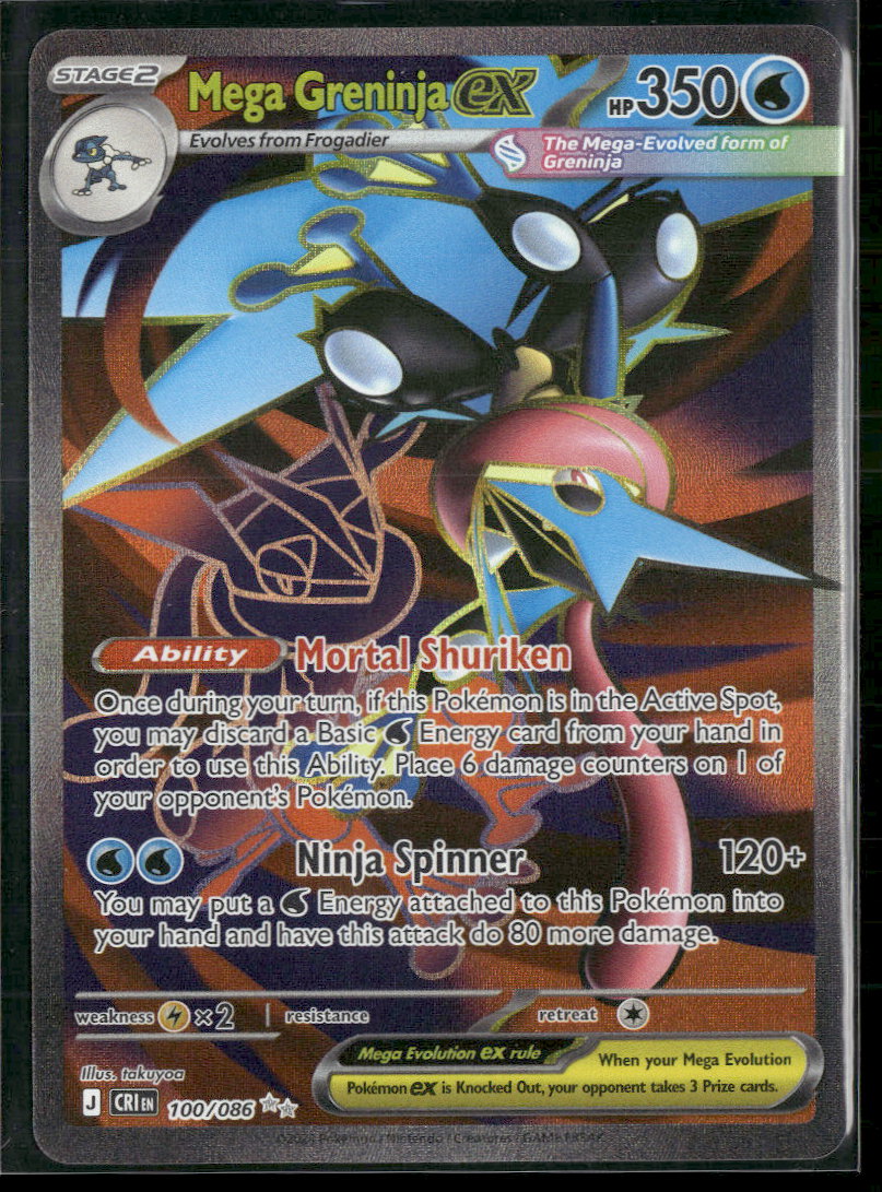 ME04: Chaos Rising Mega Greninja ex #100/086