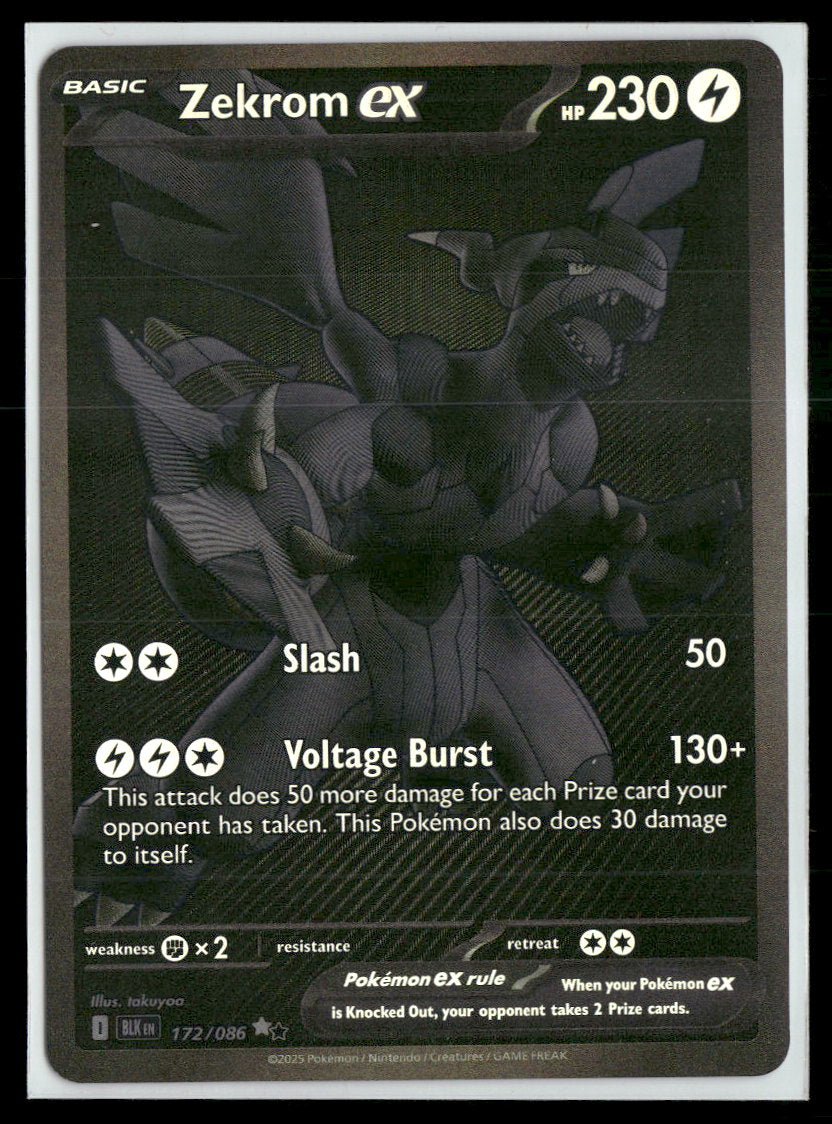 SV: Black Bolt Zekrom ex #172/086