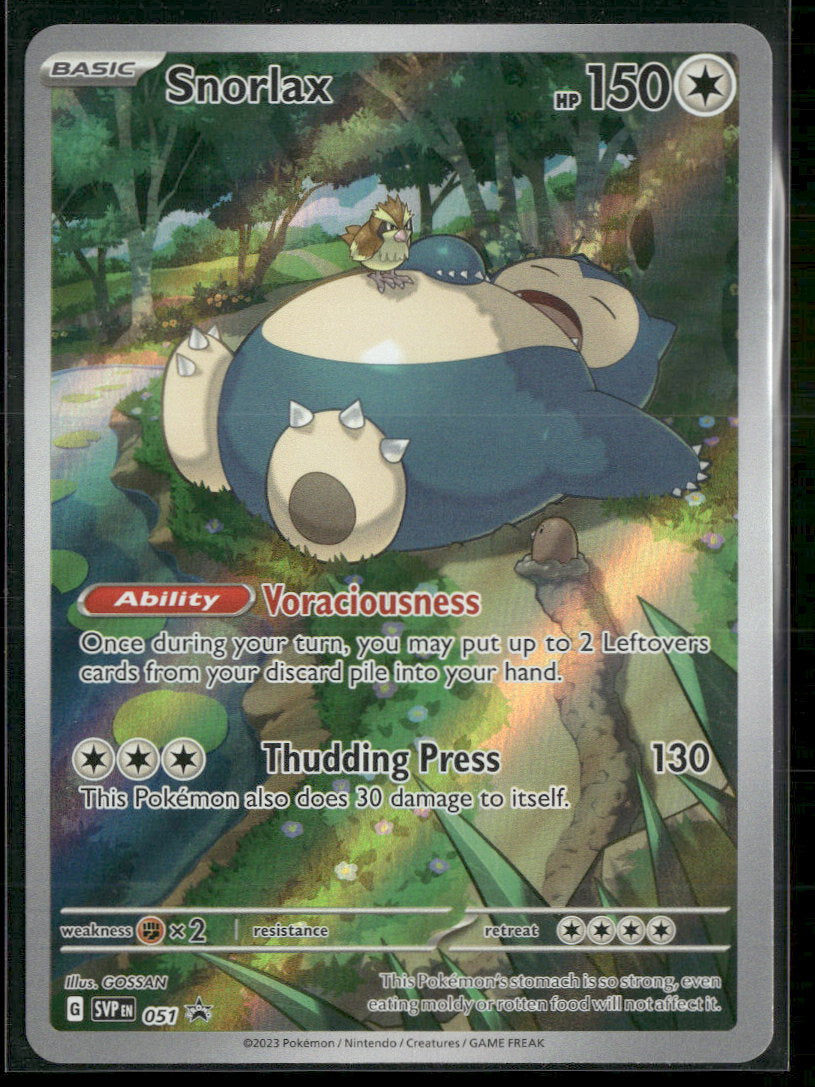 SV: Scarlet & Violet Promo Cards Snorlax #051