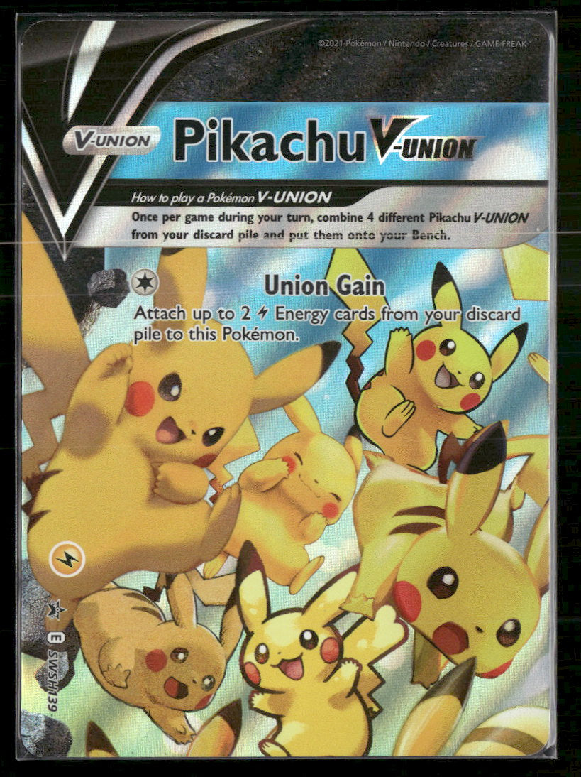 SWSH: Sword & Shield Promo Cards Pikachu V-Union [Set of 4] #SWSH139