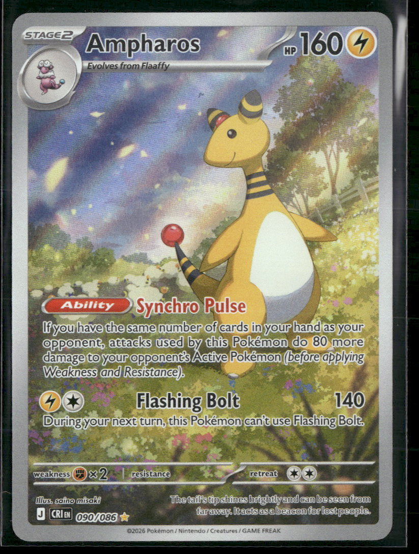 ME04: Chaos Rising Ampharos #090/086