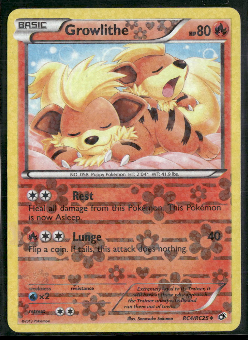 Legendary Treasures: Radiant Collection Growlithe #RC4/RC25