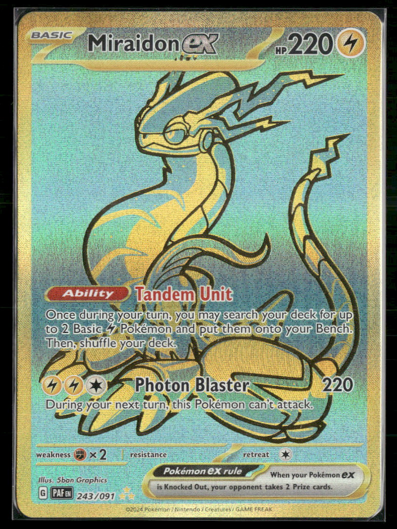 SV: Paldean Fates Miraidon ex #243/091