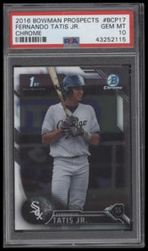 2016 Bowman Prospects Chrome Fernando Tatis Jr. 10 PSA #BCP17