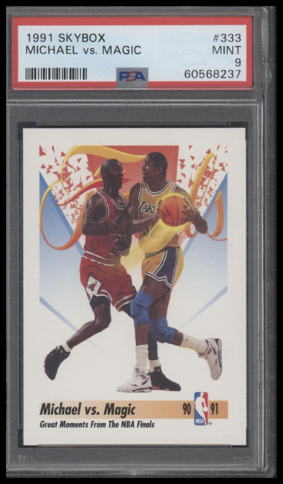1991 Skybox Michael Vs. Magic 9 PSA #333