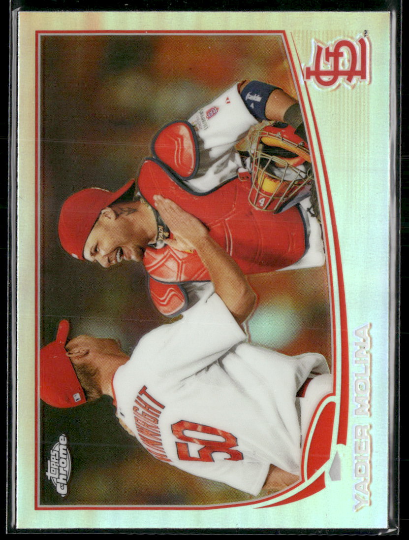 2013 Topps Chrome Refractors Yadier Molina #146