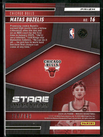 2024-25 Panini Mosaic Stare Masters Pink Mosaic Matas Buzelis #/149 #16