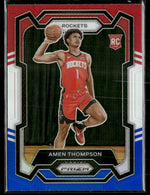 2023-24 Panini Prizm Prizms Red White and Blue Amen Thompson Rookie #150